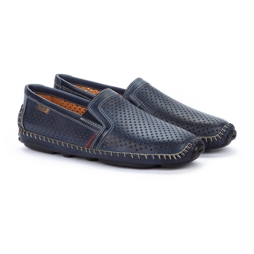 Men's Pikolinos JEREZ Moccasins Blue | NZ IQ83701